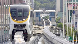 Daegu South Korea Monorail timelapse 대구 도시철도 3호선 ⁴ᴷ⁶⁰ [upl. by Weaver]