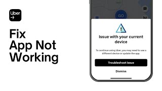 Uber Driver App Not Working How to Fix Uber Driver App Not Working 2024 [upl. by Heinrik]