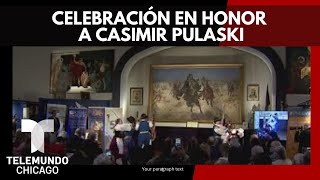 Celebración en honor a Casimir Pulaski [upl. by Atteuqahc]