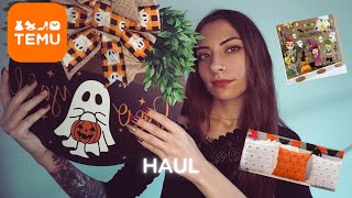 🎃ASMR FRANCAIS  HAUL TEMU SPECIAL HALLOWEEN 🎃 [upl. by Gildus]