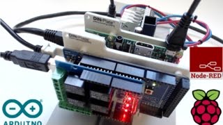 Arduino Firmata with Raspberry Pi running Node RED [upl. by Horatio]