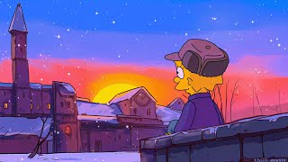 Winter Lofi Ambience ❄️ Beautiful Sunset Beats for Study amp Relax [upl. by Cod550]