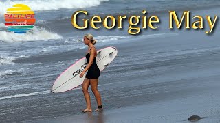 Georgie May  Sandbar Canggu  Bali Surf [upl. by Nnil]