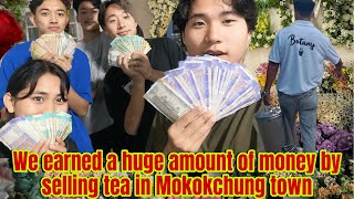 University students Selling tea in Mokokchung town  Department fundraise for study tour [upl. by Manuela]