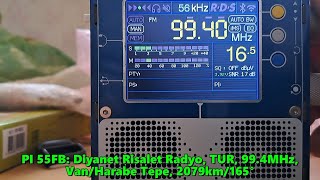 16062024 1245UTC Es Diyanet Risalet Radyo TUR 994MHz 2079km [upl. by Llywellyn655]