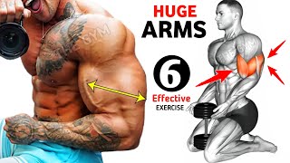 Biceps and Triceps workout at gym  6 effective exercises [upl. by Llesig199]