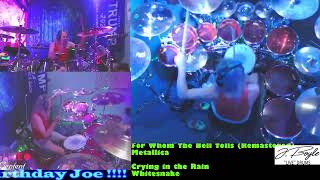 METAL DRUM COVERS STREAMS JBOYLE BIRTHDAY drummer livedrums fypシ゚viral trump [upl. by Xanthus]