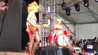 Deap Vally  Bad For My Body  Bonnaroo Manchester TN 6102017 [upl. by Analram]