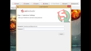 Salesforce Dataloader Settings and Upsert Operation [upl. by Holofernes]