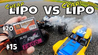 Why Lipo C Rating DOES Matter ZOP 40C Vs CNHL 100C  1500mAh 3s [upl. by Atyekram]