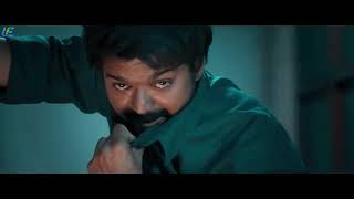 Jail fighting scene MASTER movie Thalapathy Vijay mass action scene [upl. by Yklam]