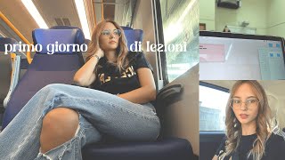 primo giorno di lezioni all’università I semestre 💻🌥️  vlog [upl. by Ativoj]