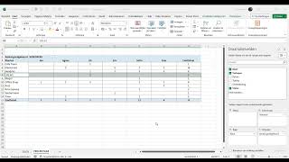 EXCEL DRAAITABEL MET PERCDENTAGES [upl. by Sihunn]