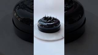 Triple Chocolate Halloween Cake 🖤 Full tutorial on my channel entremet halloween cakedecorating [upl. by Kaila]