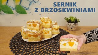 Sernik z brzoskwiniami Lepszego nie znalazłam agatabodkuchni [upl. by Brad579]