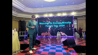 Anchor Kunal Vastani Hosted Corporate Family Day For Japanese Company quotKonica Minoltaquot  The Leela [upl. by Narut860]