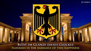 National Anthem of Germany DEEN lyrics  Deutsche Nationalhymne [upl. by Sivolc]