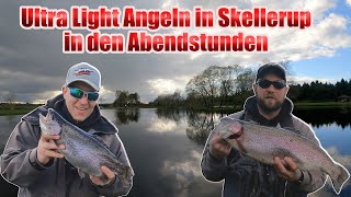 Ultra Light Angeln in Skellerup in den Abendstunden [upl. by Fauver]