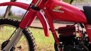 Honda 1977 CR 125 Elsinore Vintage AHRMA for sale [upl. by Ellatnahc]