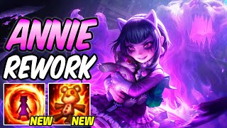 NEW ANNIE REWORK 2023  INSANE BUFFS SHIELD REFLECT ABILITIES DAMAGE amp TIBBERS CHANGES [upl. by Eulaliah]