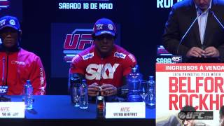 UFC on FX 8 Prefight Press Conference Highlights [upl. by Aicilet]