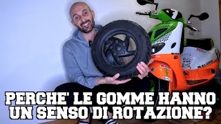 Il senso di rotazione degli pneumatici a cosa serve nelle moto e negli scooter Mitas MC35 Racer [upl. by Therine]