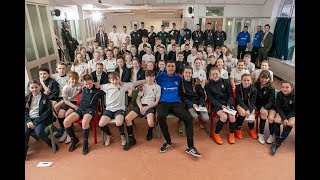 The day Chris Kamara came to visit Lymm High School [upl. by Kcuhc]