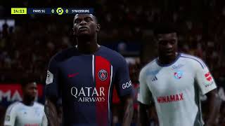 FC 24  Paris SaintGermain  Strasbourg  Ligue 1  20242025 [upl. by Rew]