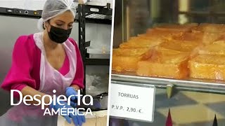 Maity Interiano se puso a preparar las torrijas postre típico de Semana Santa en Sevilla  DA [upl. by Dong214]