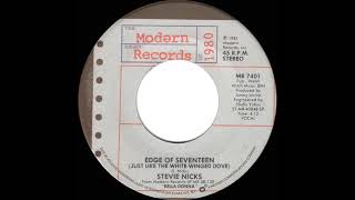 1982 HITS ARCHIVE Edge Of Seventeen  Stevie Nicks stereo 45 single version [upl. by Meekah70]