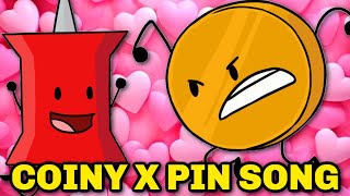 Coiny X Pin Song Animated Music Video Battle For Dream Island Again [upl. by Korman907]