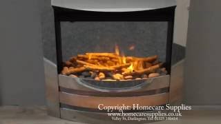 Evonic Brooklyn Evoflame inset electric fire from Homecare Supplies Darlington [upl. by Mylor]