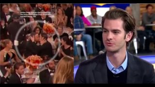 Andrew Garfield on Ryan Reynolds Kiss at Golden Globes New Movie Silence [upl. by Juli107]