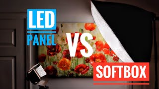 Cheap LED Light Panel VS Cheap LED Softbox [upl. by Cloutman]