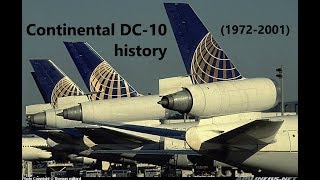 Continental Airlines DC10 history 19722001 [upl. by Kelcey]