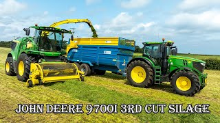 John Deere 9700i cutting Third Cut Silage  John Steele amp Sons [upl. by Sedgewick639]