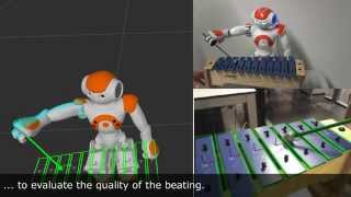 Nao Humanoid Autonomously Plays the Metallophone [upl. by Sudhir953]