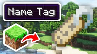 How To Make Name Tag In Minecraft  Full Guide [upl. by Erme]