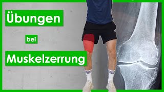 Oberschenkelzerrung🦵Muskelfaserriss der Oberschenkelvorderseite⎮Verletzung des Quadriceps⎮Reha [upl. by Ahslek]