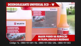 Wurth do Brasil  Desengraxante Universal EcoW [upl. by Hufnagel]