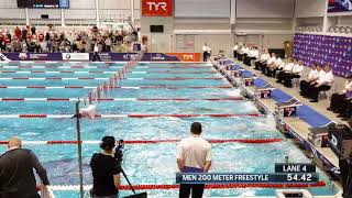 Men’s 200m Free B Final  2018 TYR Pro Swim Series  Austin [upl. by Charmian]