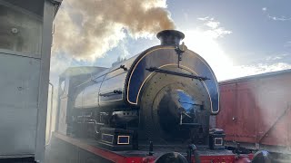 Steaming up the Peckett on the NIRT Northampton ironstone ￼railway trust [upl. by Friedberg]