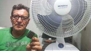 Como trocar capacitor do ventilador Mondial 40cm [upl. by Anirac283]