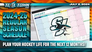 202425 San Jose Sharks Schedule Deep Dive  722024  Teal Town USA [upl. by Olemrac450]