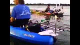 Fun with the Skimmer Kayak Motor [upl. by Gnahk395]