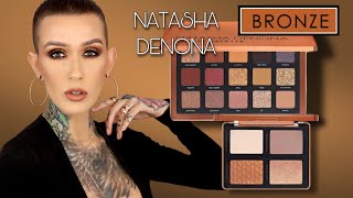 BORING OR BEAUTIFUL Natasha Denona Bronze Eye and Cheek Palette Review amp 3 Looks [upl. by Oster]