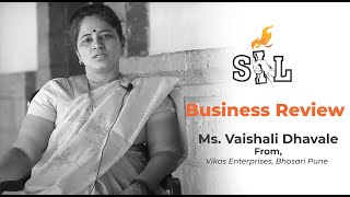 Business Review Ms Vaishali Dhavale from Vikas Enterprises Bhosari Pune [upl. by Deerc837]