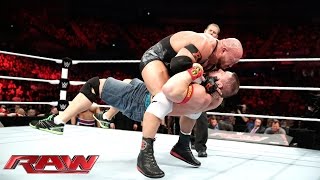 John Cena vs Ryback Raw Nov 10 2014 [upl. by Nylatsirhc]