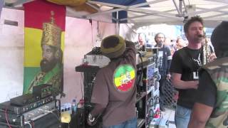 Aba ShantiI at Notting Hill Carnival 2012 showcasing the forthcoming Dubkasm album Brixton Rec [upl. by Ahsikym]