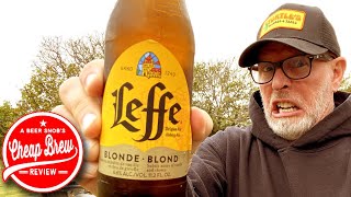 Leffe Blonde Belgian Abbey Ale Beer Review by A Beer Snobs Cheap Brew Review [upl. by Sedlik]